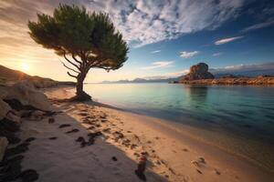 Scenic Tropical Beachscape photo