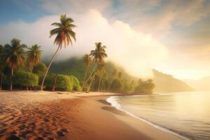 Scenic Tropical Beachscape photo