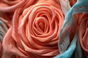 sedoso Rosa textura antecedentes generativo ai foto