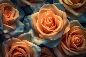Silky Rose Texture Background photo