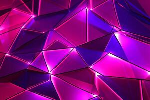 Sleek Modern Geometric Glowing Shapes Outline Background photo