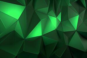 Sleek Modern Geometric Glowing Shapes Outline Background Generative AI photo