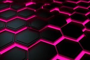 Sleek Modern Geometric Glowing Shapes Outline Background photo