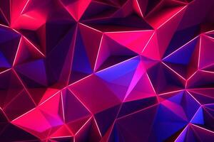 Sleek Modern Geometric Glowing Shapes Outline Background photo
