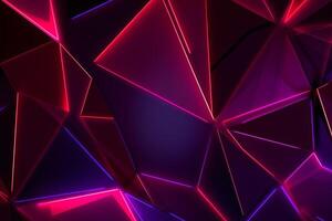 Sleek Modern Geometric Glowing Shapes Outline Background photo