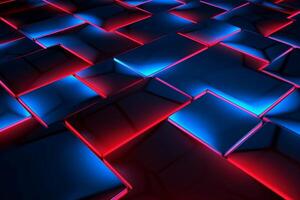 Sleek Modern Geometric Glowing Shapes Outline Background photo