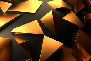 Sleek Modern Geometric Glowing Shapes Outline Background photo
