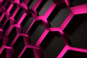Sleek Modern Geometric Glowing Shapes Outline Background photo