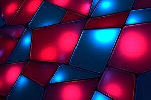 Sleek Modern Geometric Glowing Shapes Outline Background photo