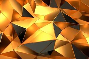 Sleek Modern Geometric Glowing Shapes Outline Background photo