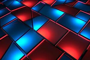 Sleek Modern Geometric Glowing Shapes Outline Background photo