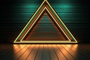 Sleek Modern Geometric Glowing Shapes Outline Background photo