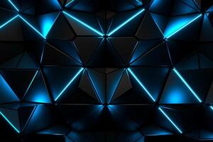 Sleek Modern Geometric Glowing Shapes Outline Background photo
