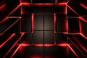 Sleek Modern Geometric Glowing Shapes Outline Background photo