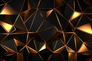 Sleek Modern Geometric Glowing Shapes Outline Background photo