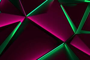 Sleek Modern Geometric Glowing Shapes Outline Background photo