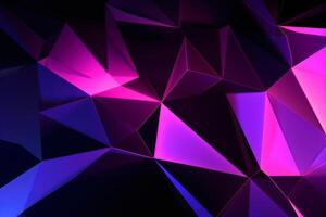 Sleek Modern Geometric Glowing Shapes Outline Background photo