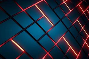 Sleek Modern Geometric Glowing Shapes Outline Background photo