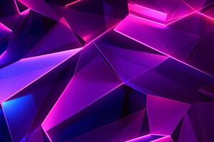 Sleek Modern Geometric Glowing Shapes Outline Background photo