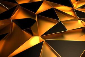 Sleek Modern Geometric Glowing Shapes Outline Background photo