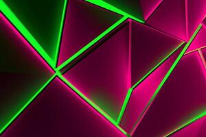 Sleek Modern Geometric Glowing Shapes Outline Background photo