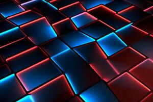 Sleek Modern Geometric Glowing Shapes Outline Background photo
