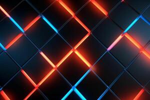 Sleek Modern Geometric Glowing Shapes Outline Background photo