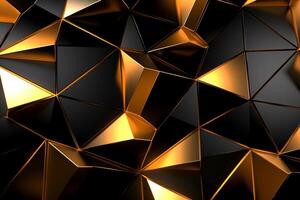 Sleek Modern Geometric Glowing Shapes Outline Background photo
