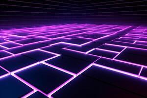 Sleek Modern Geometric Glowing Shapes Outline Background photo