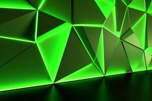 Sleek Modern Geometric Glowing Shapes Outline Background photo