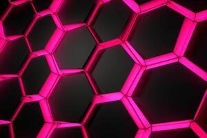 Sleek Modern Geometric Glowing Shapes Outline Background photo