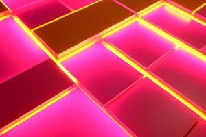 Sleek Modern Geometric Glowing Shapes Outline Background photo