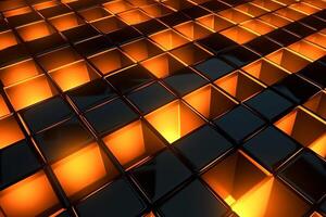 Sleek Modern Geometric Glowing Shapes Outline Background photo