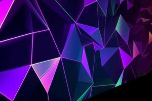 Sleek Modern Geometric Glowing Shapes Outline Background photo