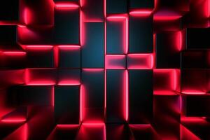 Sleek Modern Geometric Glowing Shapes Outline Background photo