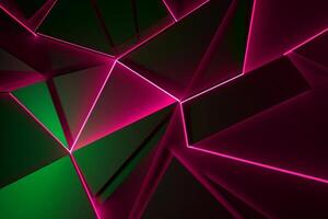 Sleek Modern Geometric Glowing Shapes Outline Background photo
