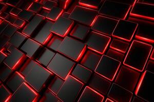 Sleek Modern Geometric Glowing Shapes Outline Background photo