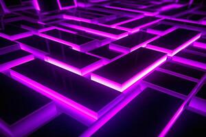 Sleek Modern Geometric Glowing Shapes Outline Background photo