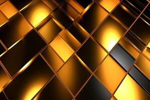 Sleek Modern Geometric Glowing Shapes Outline Background photo