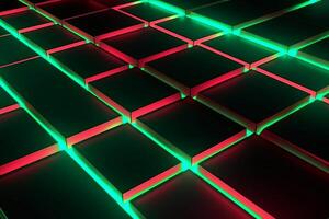 Sleek Modern Geometric Glowing Shapes Outline Background photo