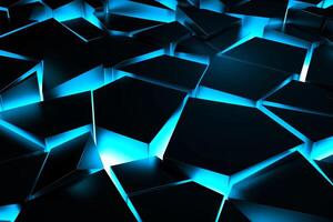 Sleek Modern Geometric Glowing Shapes Outline Background photo