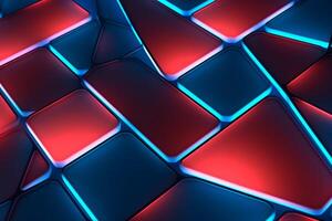 Sleek Modern Geometric Glowing Shapes Outline Background photo