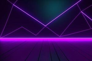 Sleek Modern Geometric Glowing Shapes Outline Background photo