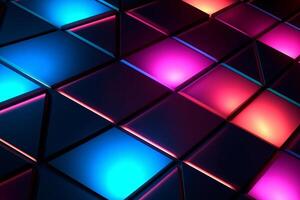 Sleek Modern Geometric Glowing Shapes Outline Background photo