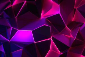 Sleek Modern Geometric Glowing Shapes Outline Background photo
