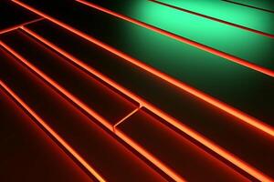 Sleek Modern Geometric Glowing Shapes Outline Background photo