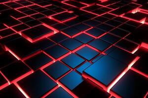 Sleek Modern Geometric Glowing Shapes Outline Background photo