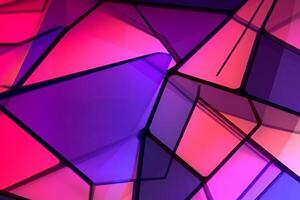 Sleek Modern Geometric Glowing Shapes Outline Background photo