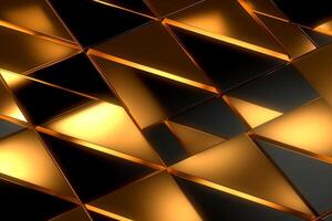 Sleek Modern Geometric Glowing Shapes Outline Background photo