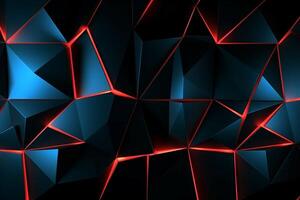 Sleek Modern Geometric Glowing Shapes Outline Background photo